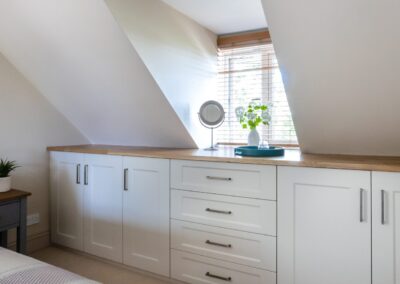 Image of fitted bedroom cupboards and drawers