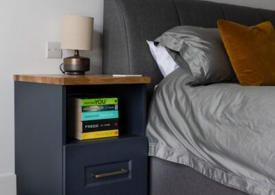 Image of bedroom bedside table