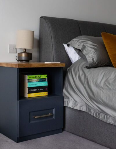 Image of bedroom bedside table