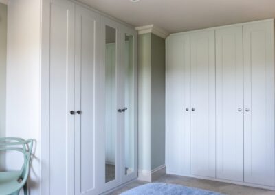 Image of bedroom with fitted wardrobes