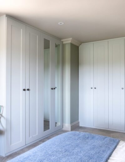 Image of bedroom with fitted wardrobes