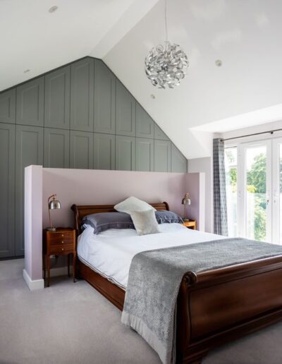 Image of bedroom with fitted wardrobes