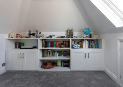 Image of bespoke cupboards and shelves